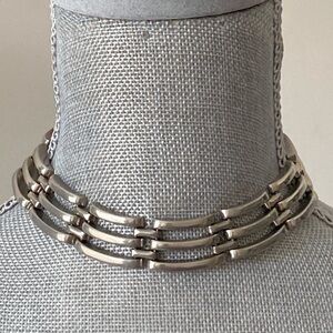Metal Choker Necklace Industrial Grunge Goth Style